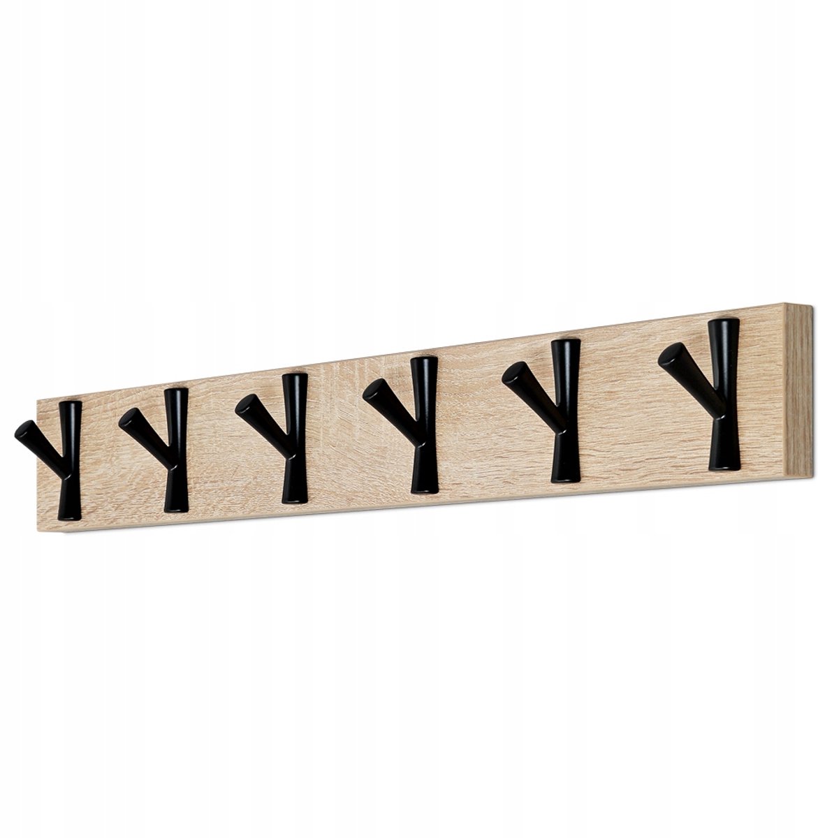Wandkapstok Loft met 6 Haken - Eiken Sonoma
