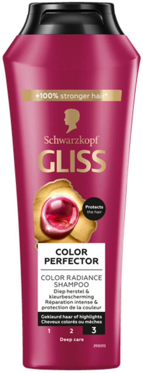 Gliss - Color Protect & Shine - Shampoo - Haarverzorging - Voordeelverpakking - 6 x 250 ml