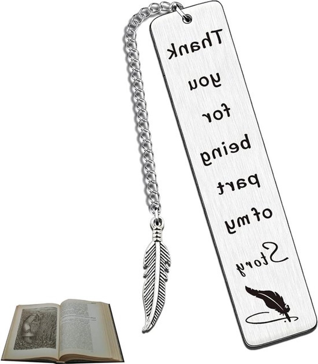 Persoonlijke metalen boekenlegger als afscheidscadeau voor leerkrachten, perfect voor kerst en verjaardagen, ideaal voor vrienden en collega's