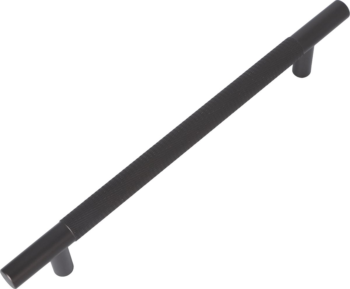 Meubelgreep Alvaro gun metal 214mm - Boorafstand 160mm