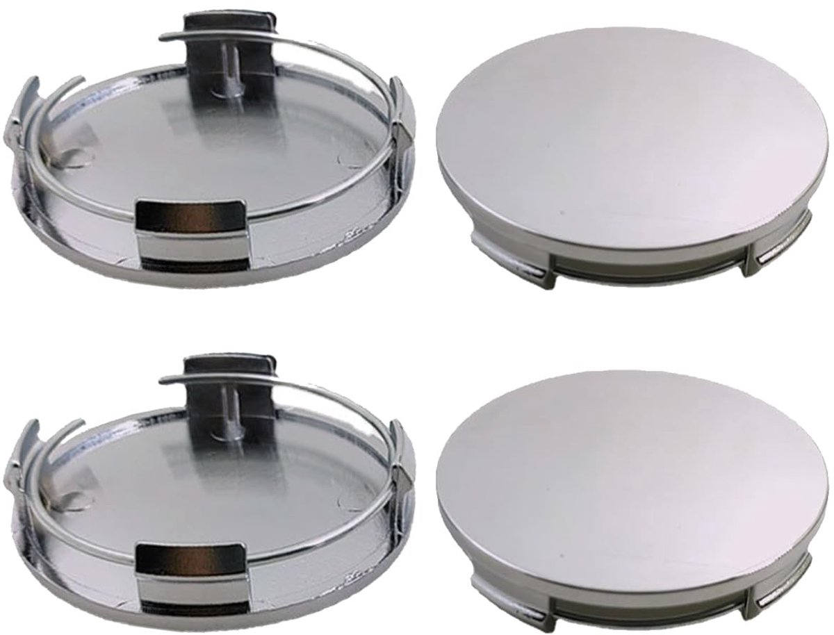 Solidchoice - 4 Stuks Wielnaafdoppen - Velgdoppen 60 mm voor Auto