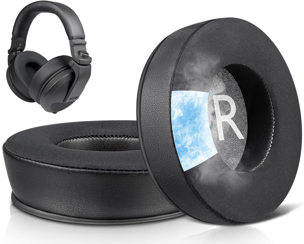 Solidchoice - Vervangende Oorkussens voor Pioneer DJ Koptelefoons - Geluidsisolatie Foam