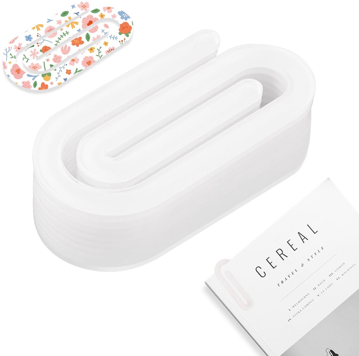 Solidchoice - Transparante Acryl Paperclips (10 Stuks)