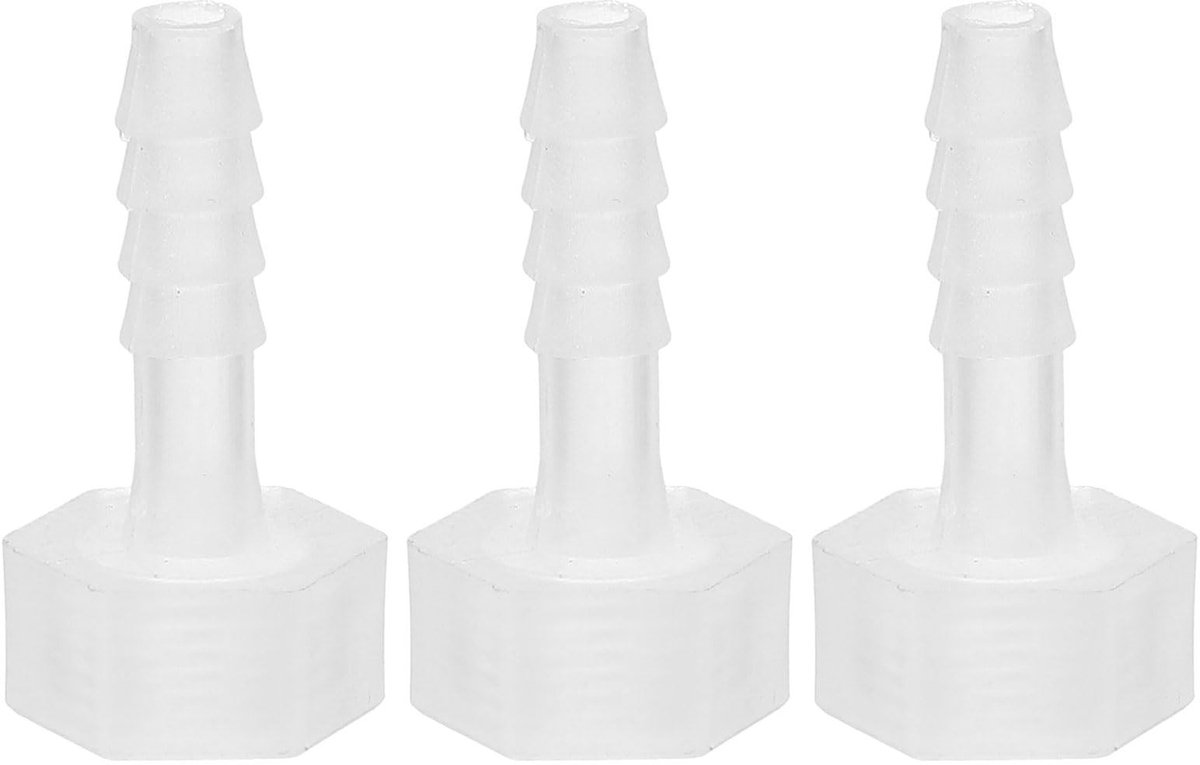 Solidchoice - Set van 3 Kunststof Slangweerhaken met Binnendraad Connector