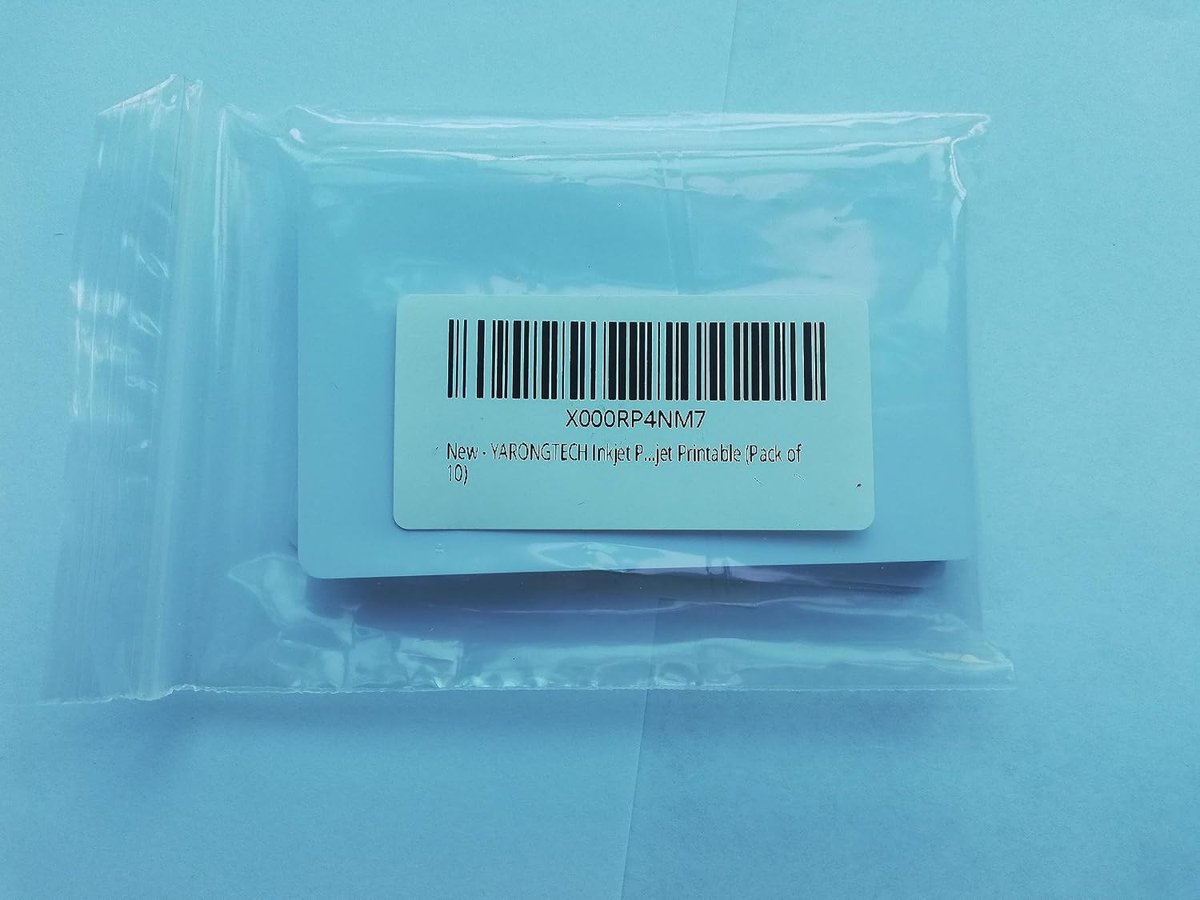 PVC Kaarten 10 Stuks - Inkjet Printbaar - Creditcardformaat - Ideaal voor Creatieve Projecten - ShopVlot
