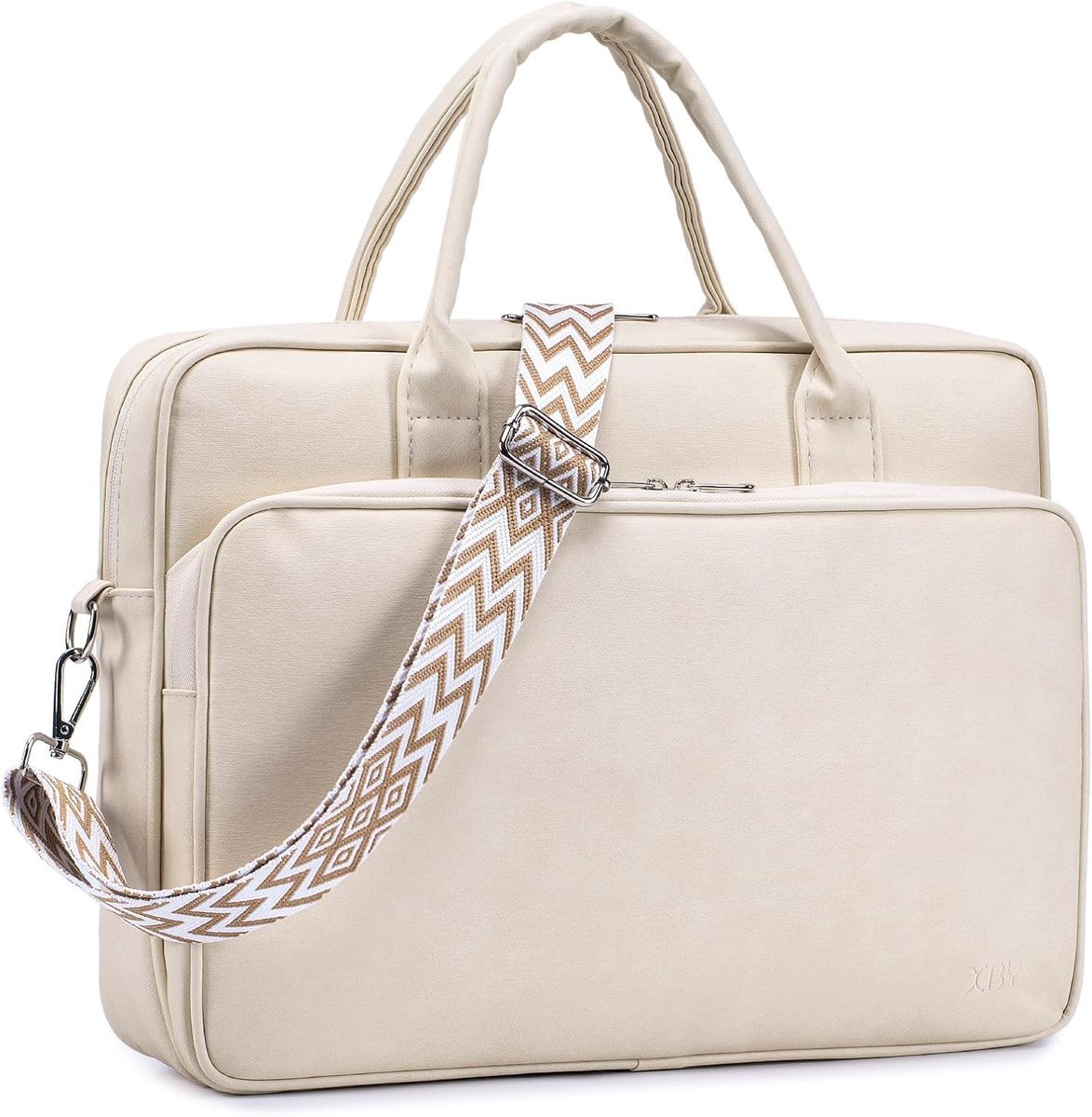 Leren werktas 14 inch - waterdicht - elegante laptoptas - ideaal voor werk en school - ShopVlot