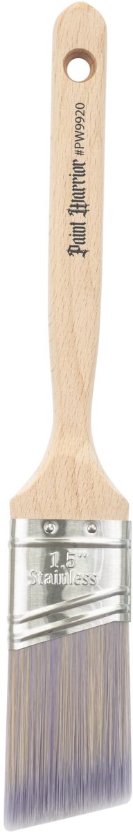 Schuine kwast 1,5 inch - nylon haren - geschikt voor precisiewerk - verf gelijkmatig aanbrengen - ShopVlot