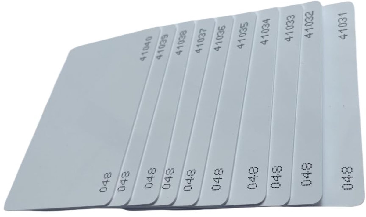 26 bit Proximity CR80 cards Weigand Prox blank cards, printable, compatible with ISOProx 1386 1326 H10301 format - ShopVlot
