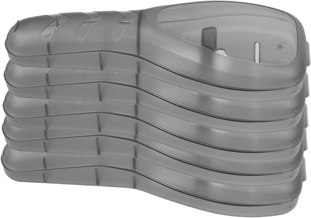 Scheermes Opbergdozen - Scheermes Houders - Reizen en Organiseren - Duurzaam Plastic Ontwerp - 16.7 x 5.7 x 3.7 cm