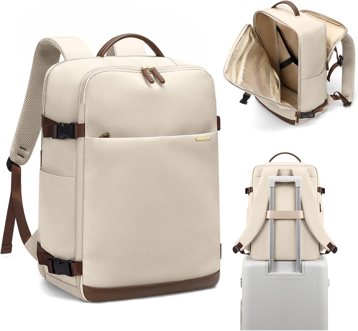 Reisrugzak 17.3 Inch - Handbagage - Casual dagrugzak - Ideaal voor reizen - SnelShoppen