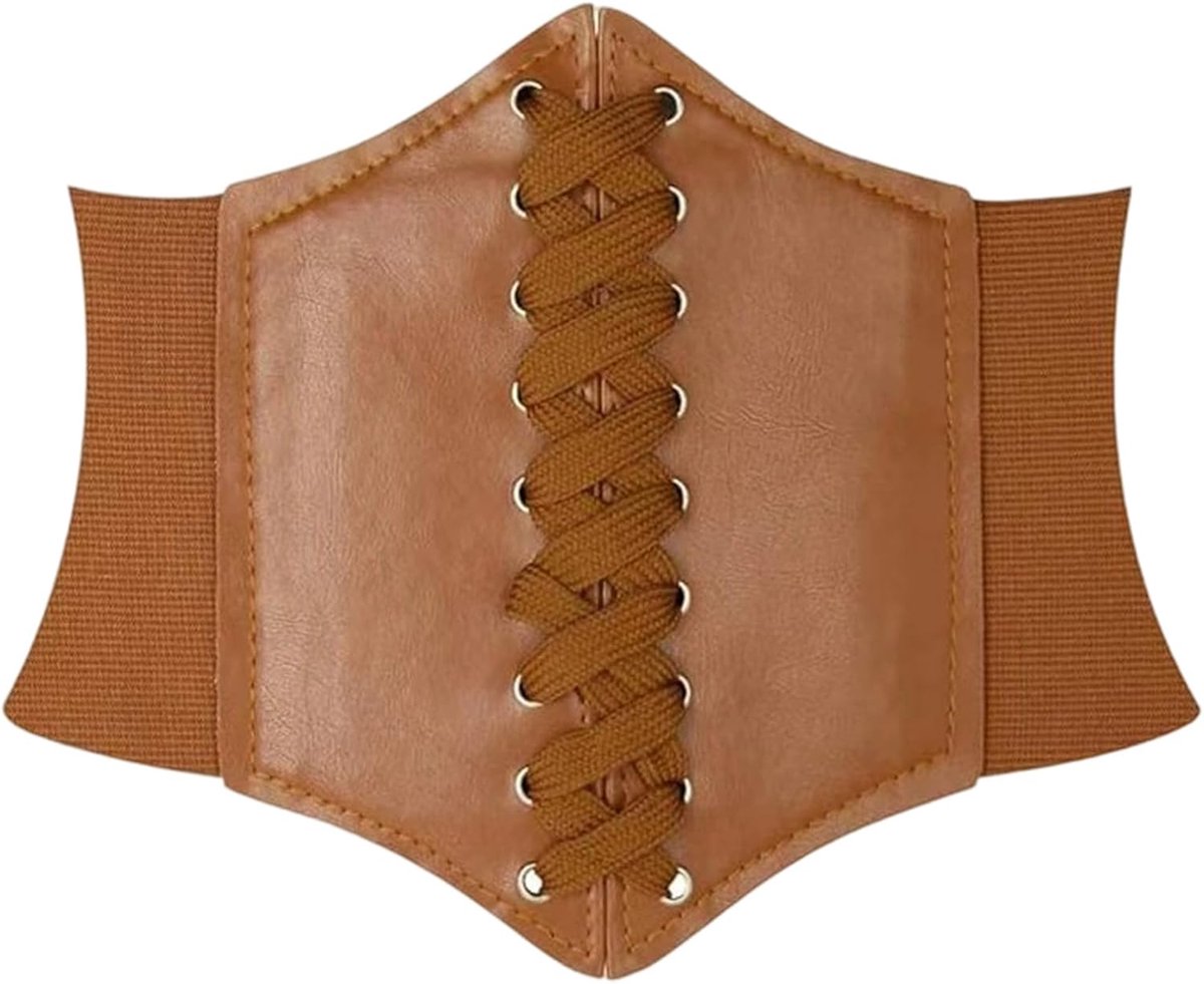 Corset voor vrouwen 70-80 cm - leren elastische lace corset - retro ontwerp - perfect voor piratenoutfits - SnelShoppen