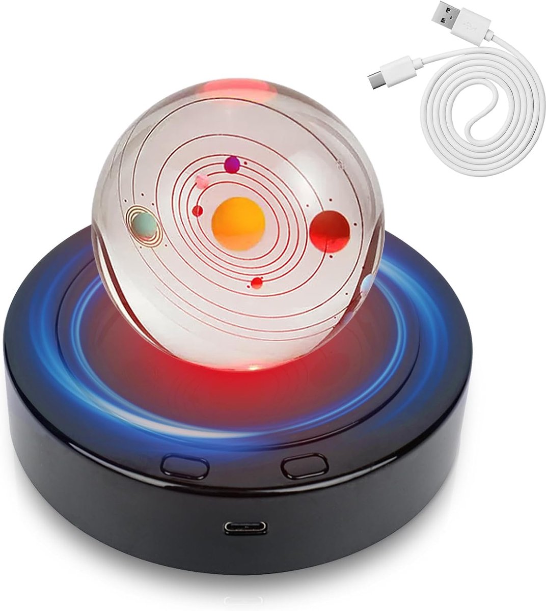 LED Verlichting, Displaybasis - Rotating LED Stand - 360° Elektrische Draaitafel - SnelShoppen