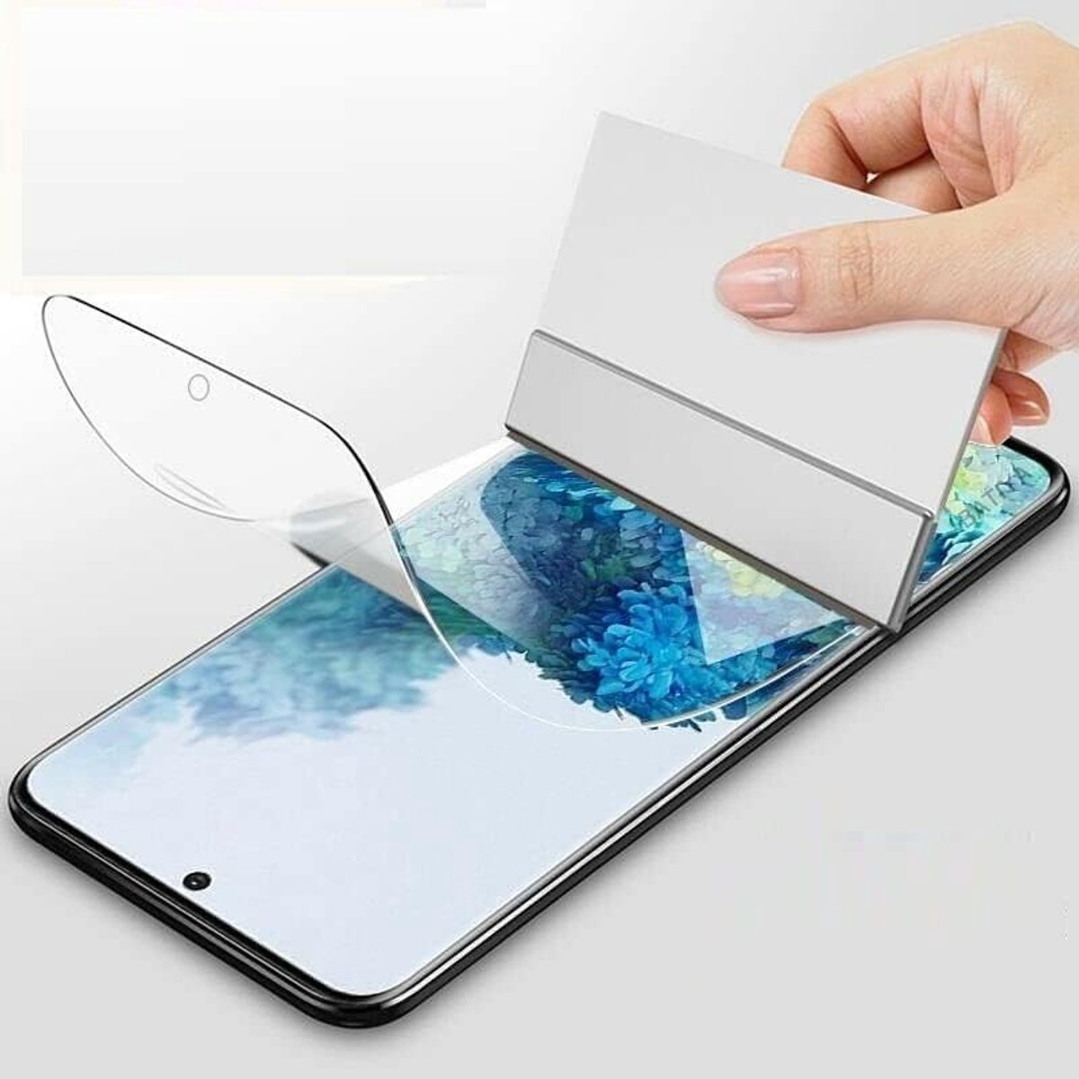 beschermfolie voor Samsung Galaxy S23 [2 stuks] 3D Nano-Tech, heldere folie, 100% vingerafdruksensor, displaybescherming, pantserfolie