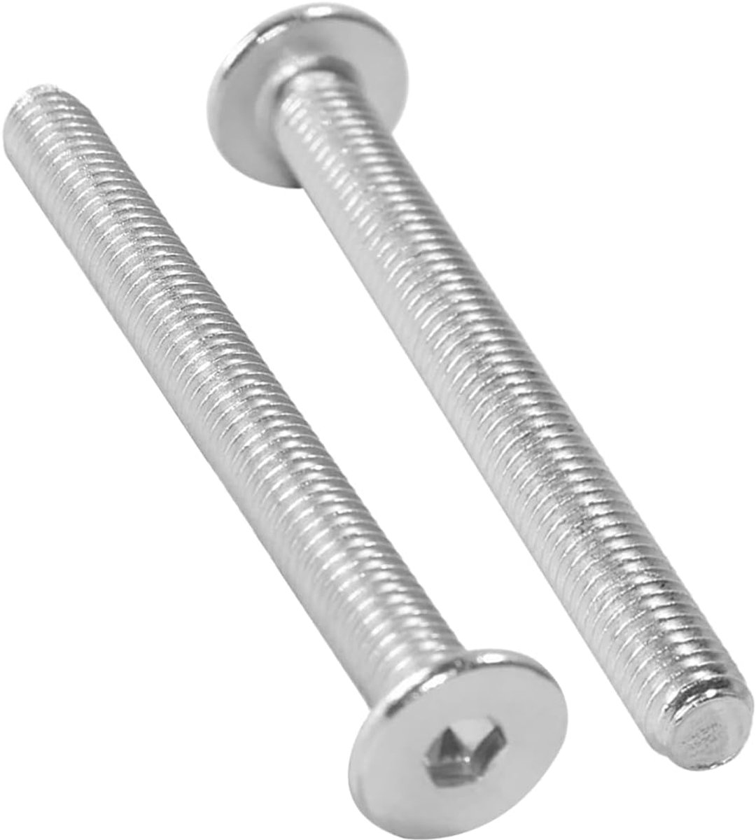 10 stuks zeskantschroeven met platte kop, verzonken schroeven met platte kop voor elektronische apparaten, M4 x 60 mm