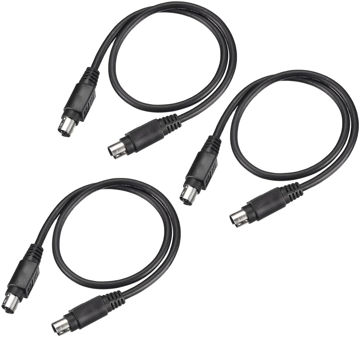 PS/2-verlengkabels 0,5 meter - mini-DIN-kabel - 6-polige stekker naar stekker - ideaal voor muis en toetsenbord - SnelShoppen