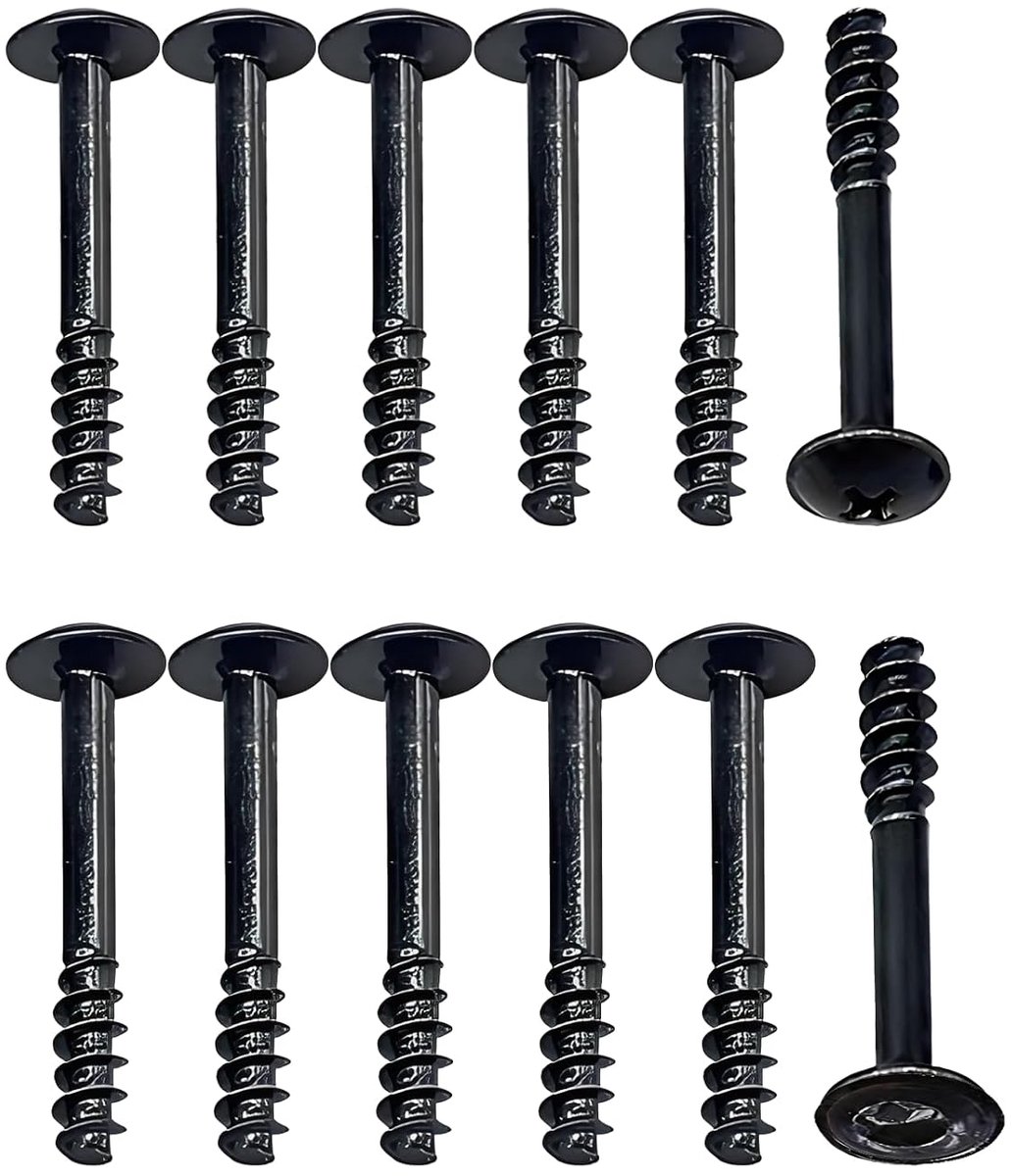 12 stuks luchtfilterreiniger schroeven voor VW, bevestigingsschroef luchtfilterreiniger compatibel met Vauxhall compatibel met Opel, 33,5 mm x 5 mm auto-reserveaccessoires voor Volkswagen Tiguan