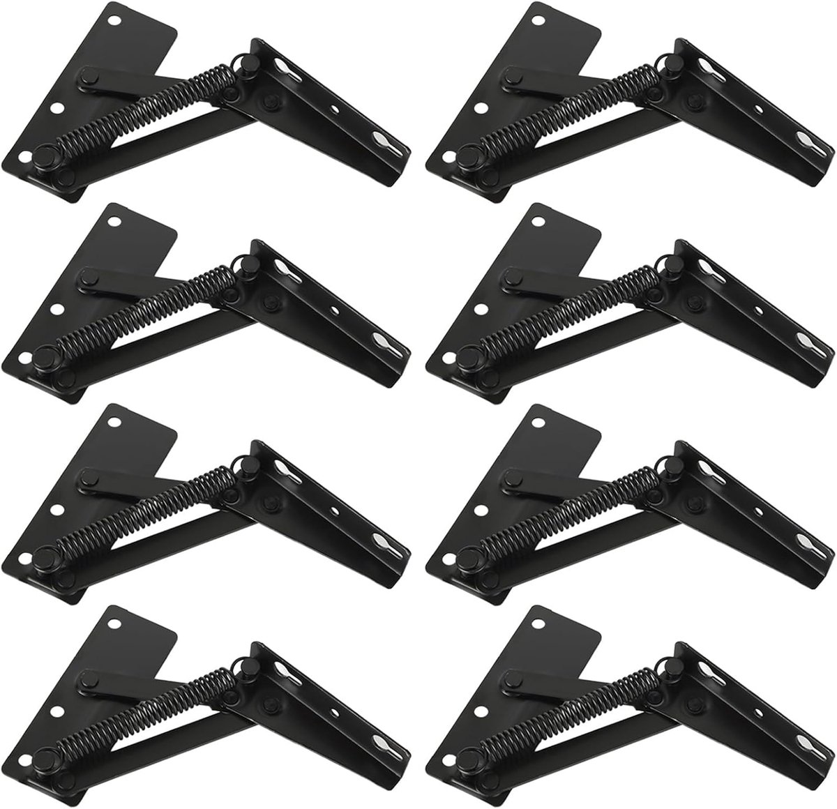 8 stuks meubelscharnierveren, lift up, veerscharnieren, voor meubelaccessoires, bedkastscharnieren