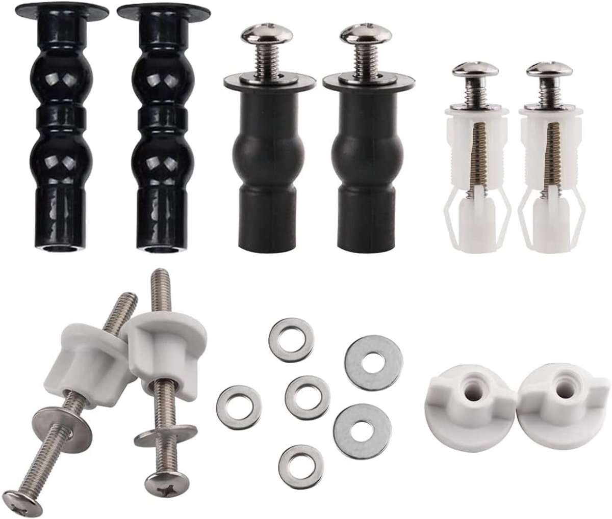 Toiletbril Schroeven- Bevestiging Schroevendraaien Aanscherping Kit Scharnier, Expansie Schroef Hardware Fix Accessoires, Gebruikt voor het bevestigen van de wc-bril op de toiletpot