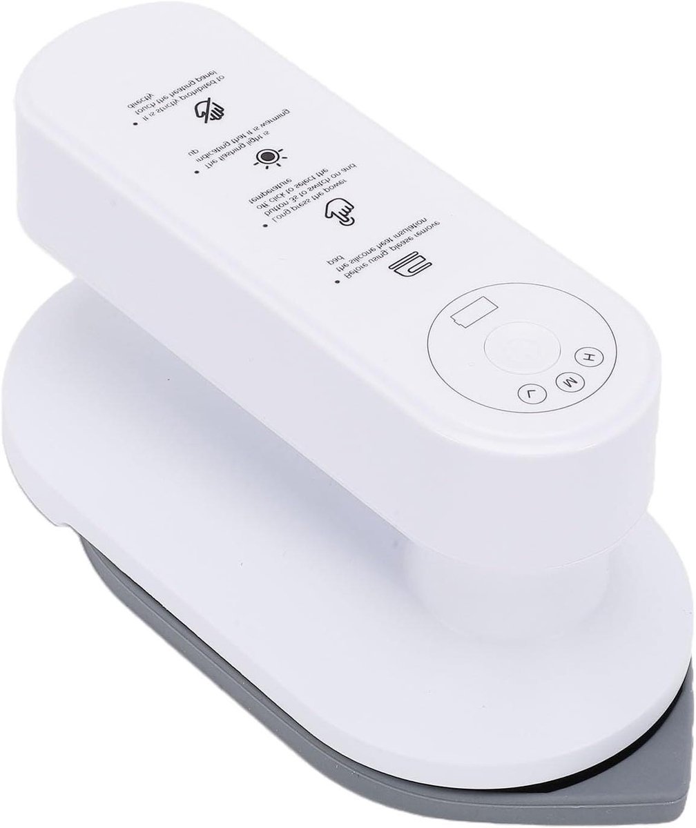 Draadloos Handstoomstrijkijzer - Reisstrijkijzer Stoom - Kreukvrije Kleding - Snel Verwarmend - 5000mAh Batterij - Wit