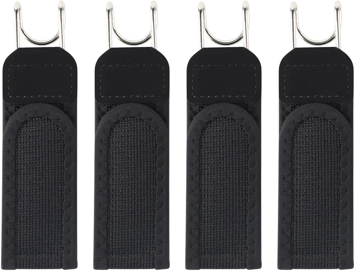 Herenriem zonder gesp - verstelbare tailleband - 4 stuks - ideaal voor casual en zakelijke outfits - SnelShoppen