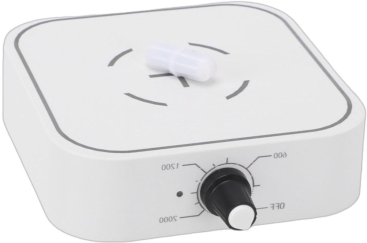 Magnetische Roerder - Roerplaat Mixer - Vloeistoffen Mengen - Draagbaar Compact Ontwerp - 200-2000 RPM - Wit