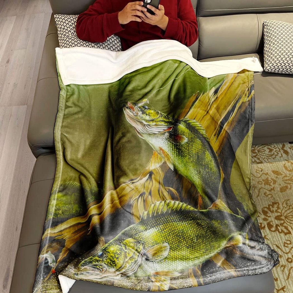 Fleece Dekentje 150 x 200 cm - Flanel Microfiber - Super Zacht - Ideaal voor op de Bank - ShopVlot