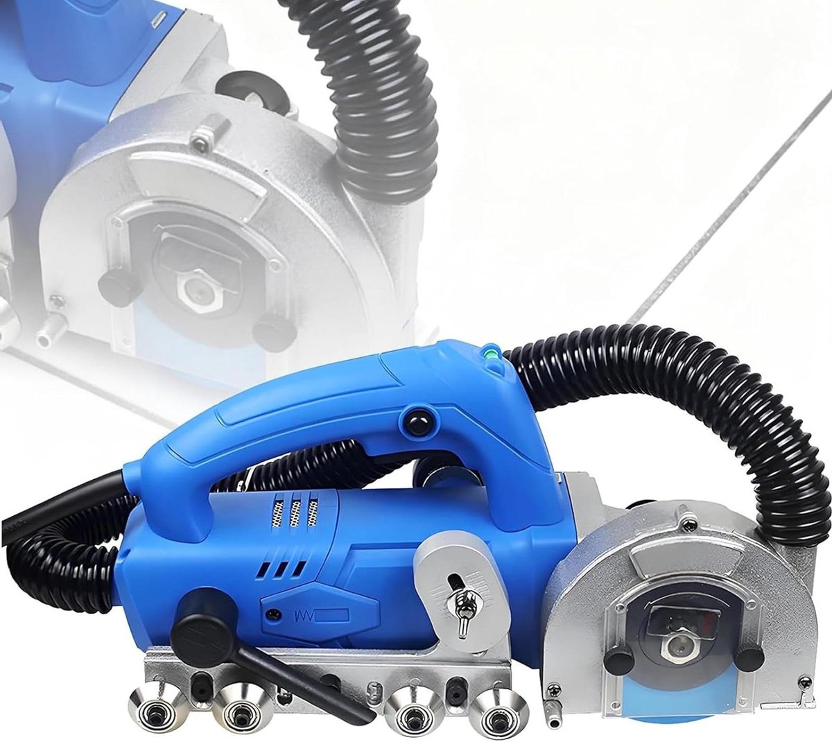 Elektrische voegreiniger - Tegelreiniger Cementverwijderaar - Voegen Schoonmaken - Automatische Waterblazer - 1200 W - Grijs