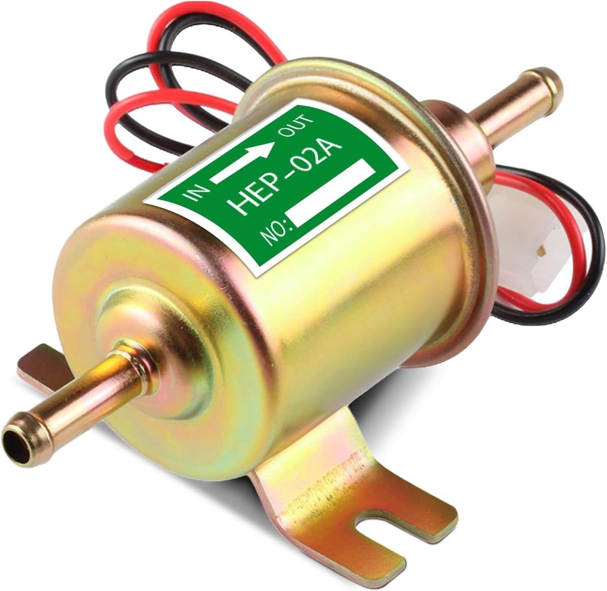 Brandstofpomp 12V - krachtige druk - piston type - ideaal voor benzine en diesel - m-winkel