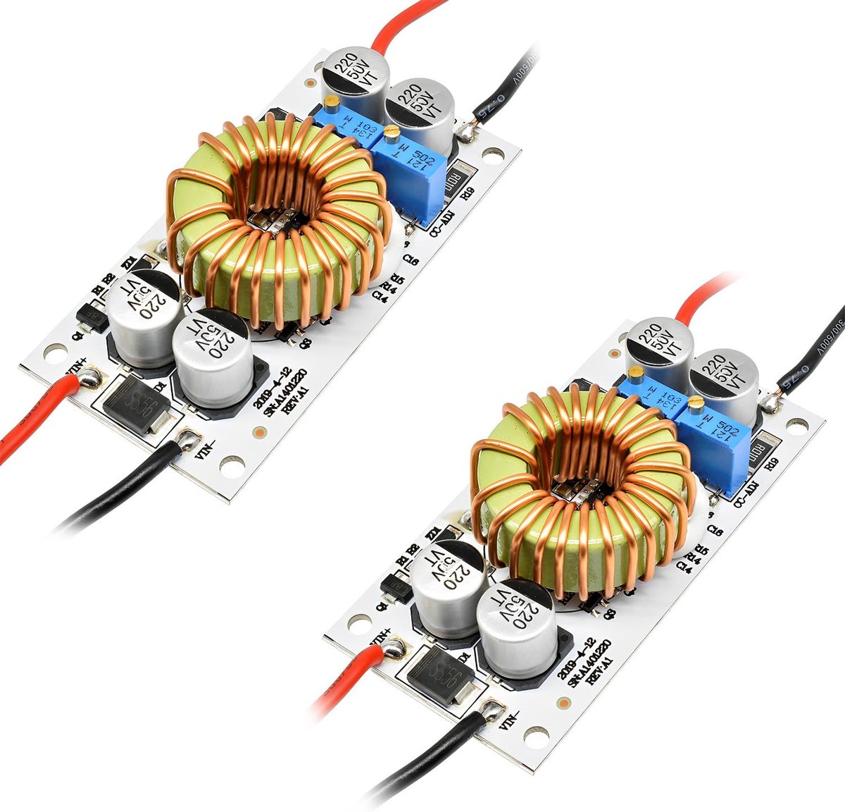 DC-DC Boost Converter 250W 10A - Constant Power Module - Overcurrent Bescherming - Eenvoudige installatie - ShopVlot