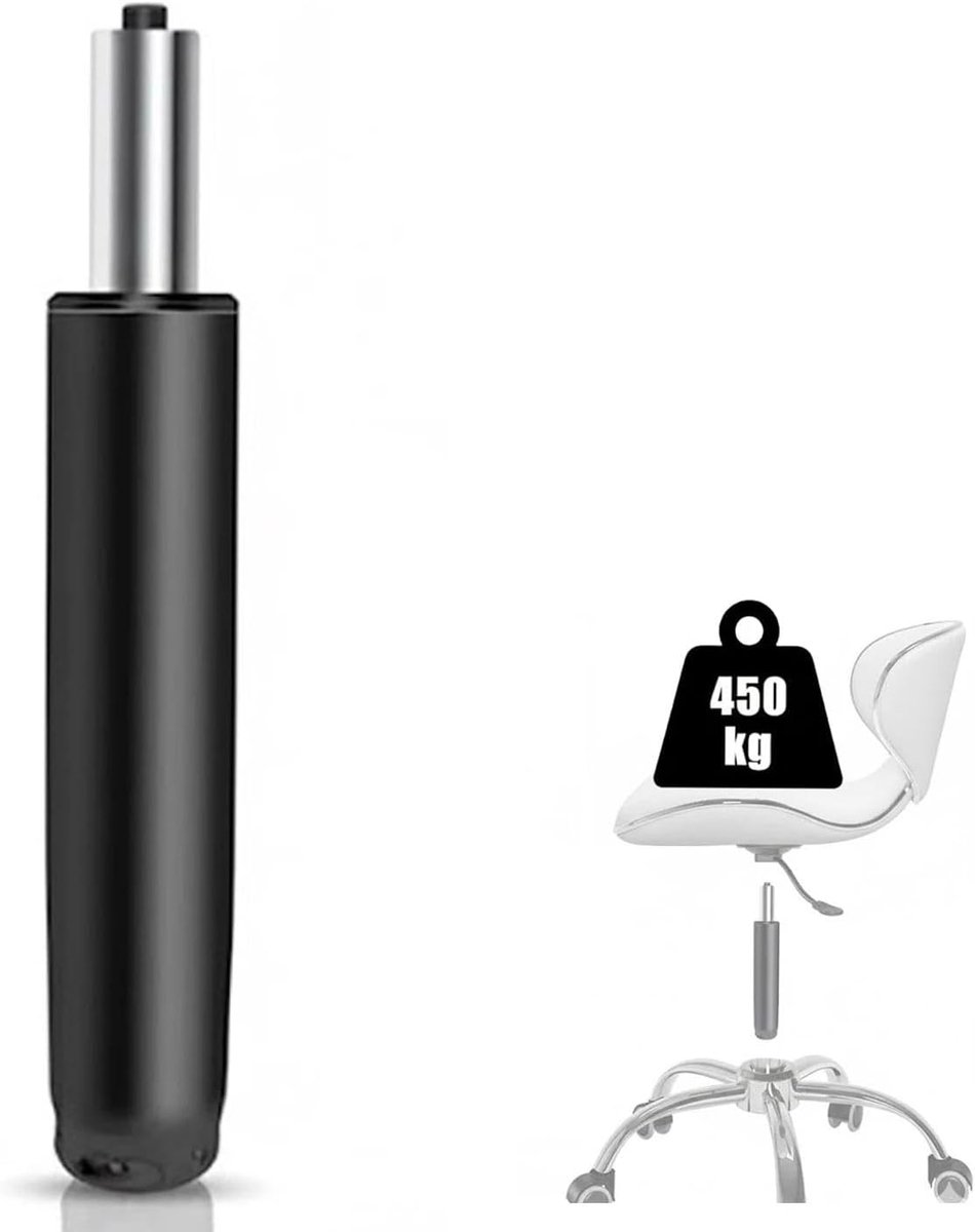 Gasveer bureaustoel 450 kg - 290 mm - 430 mm verstelbare hoogte - eenvoudig te vervangen - voor optimaal zitcomfort - ShopVlot