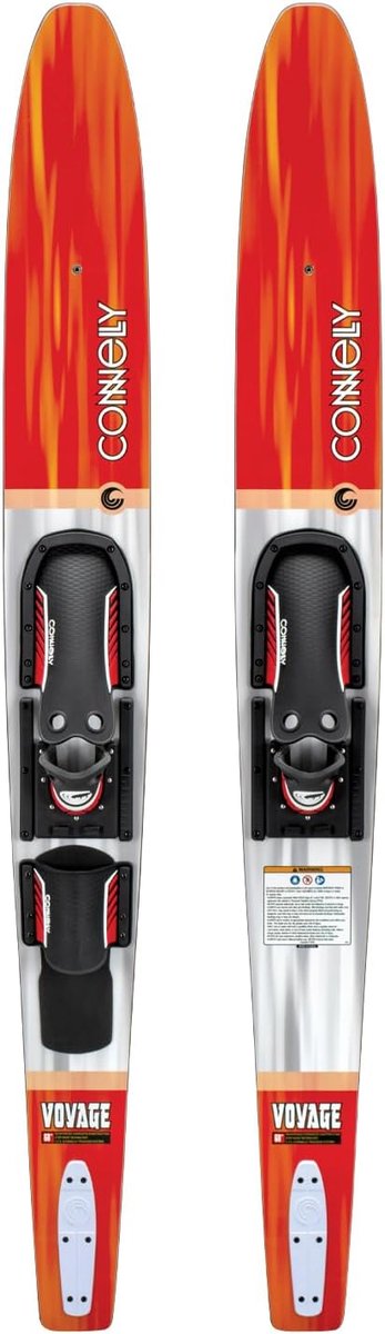 Waterski's 68 inch - Versterkte composietconstructie - Glanzende UV-coating - Voor een voorspelbare ervaring - SnelShoppen