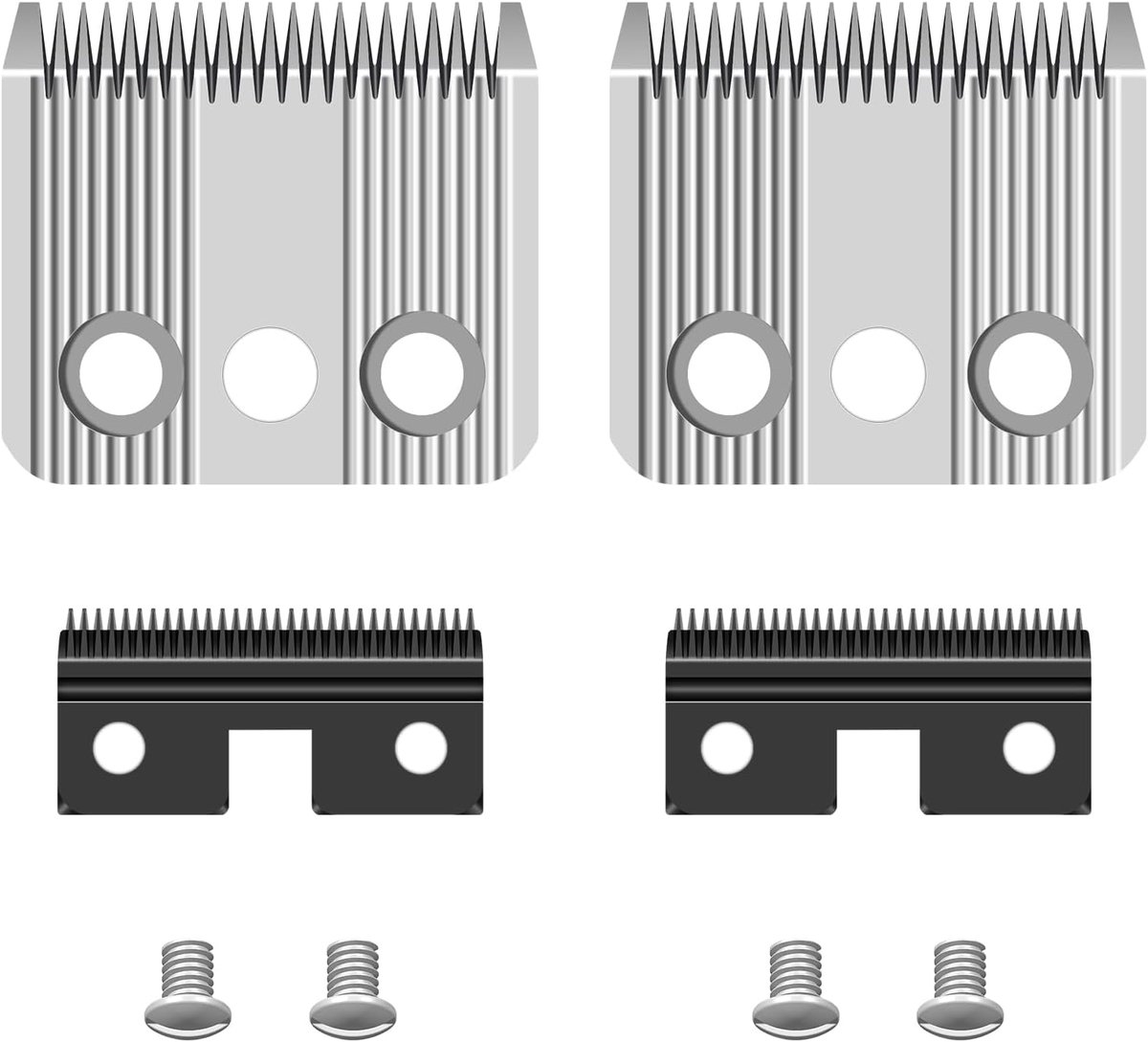 Set van 2 Star Blade, reservemessen voor hondensnijder, compatibel met Moser Rex 1230, roestvrij staal, 3 mm