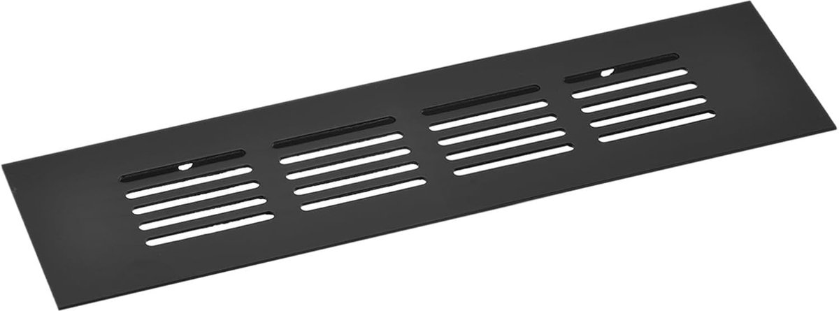 1 stuk rechthoekige ventilatie grille aluminium legering mesh ventilatie afdekking lamellen ventilatie deksel voor kast garderobe schoenenkast kledingkast kledingkast 200x50mm / 7.87"x1.97"