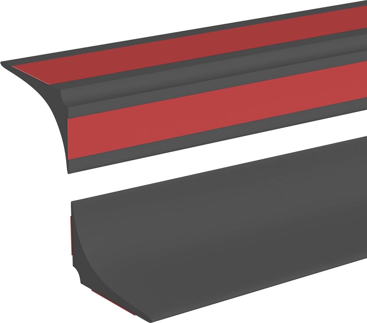 2M Zwart Siliconen Douche Drempel Waterafscheiding,Zelfklevend Waterruimte Badkamer Vloerafscheiding,Douchebak Badrand Afdichtingstrip,Kalkwaterafhoudstrip Voor Wasbak Frameloze Douchedeur(2.5cm)
