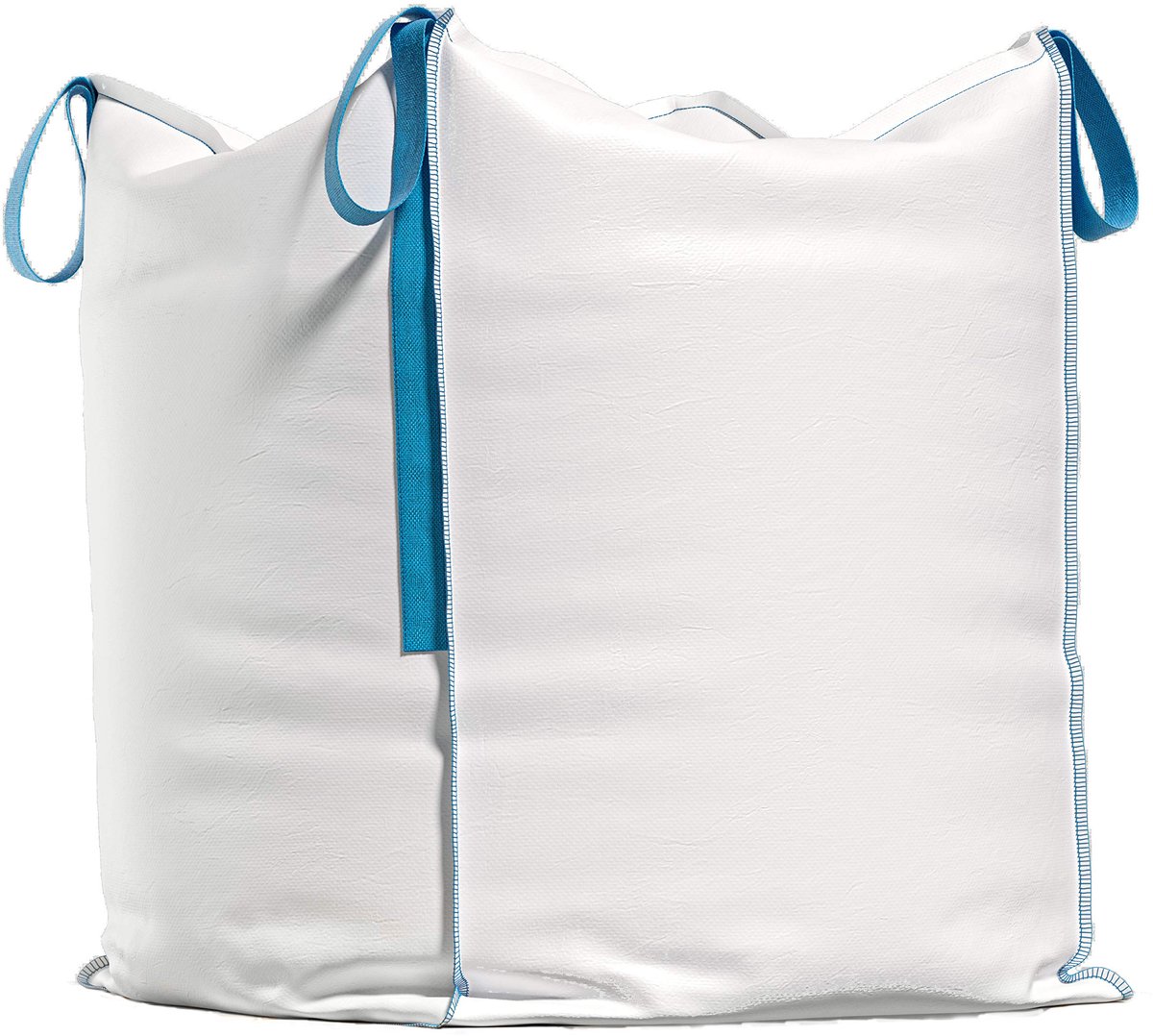Bouwafvalzakken 90 x 90 x 90 cm - stevige big bag - 1000 kg draagvermogen - ideaal voor puin en tuinafval - ShopVlot
