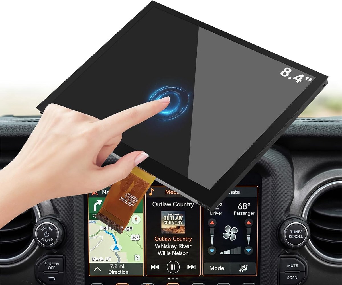 Uconnect LA084X01(SL)(01) - Compatibel met Chrysler Dodge Jeep - Eenvoudige installatie - Plug-and-play - ShopVlot