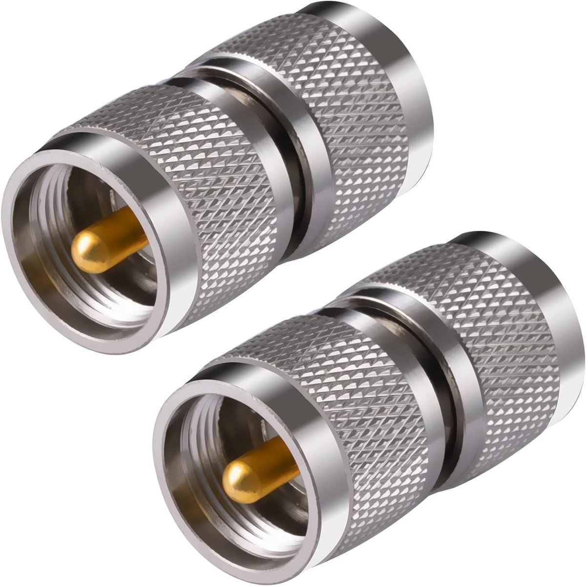UHF adapters PL-259 male naar male - Coaxiaal kabel adapter - 50 Ohm - Geschikt voor amateur radio - ShopVlot