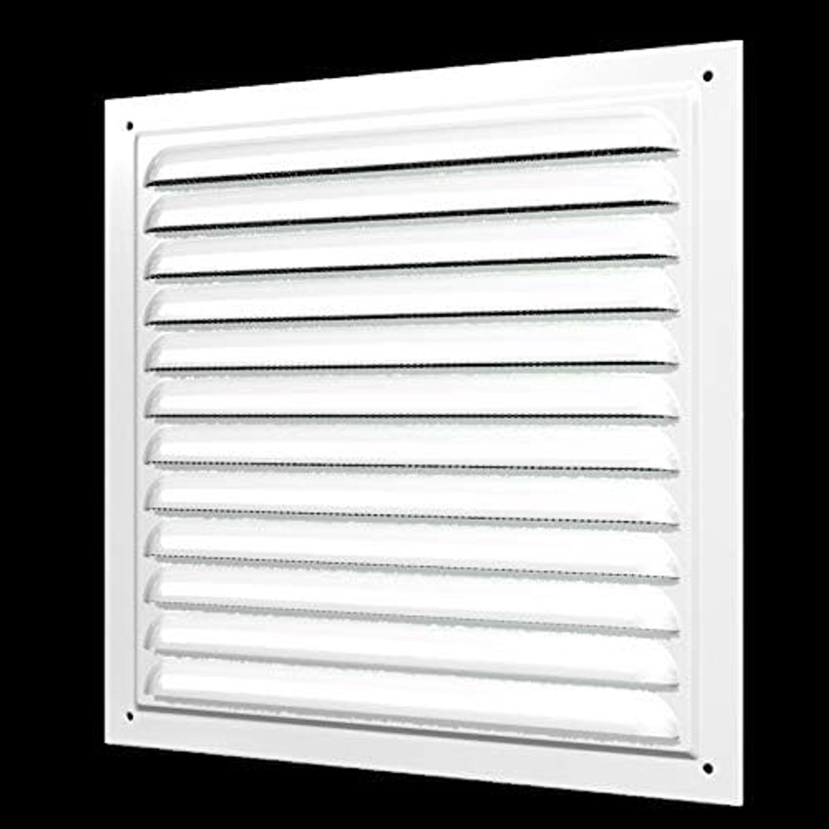 Ventilatie rooster met insecten bescherming - metalen uitvoering - geschikt voor afvoer- en aanvoeropeningen - ShopVlot
