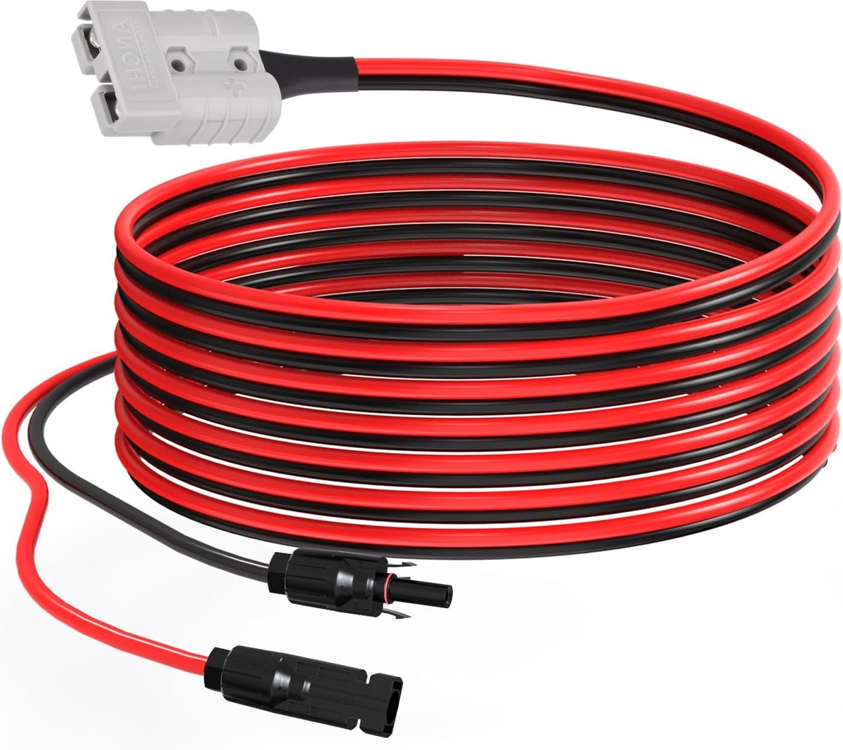Anderson solar connector 10AWG - 50A kabel - 3 meter lengte - duurzaam en corrosiebestendig - ShopVlot