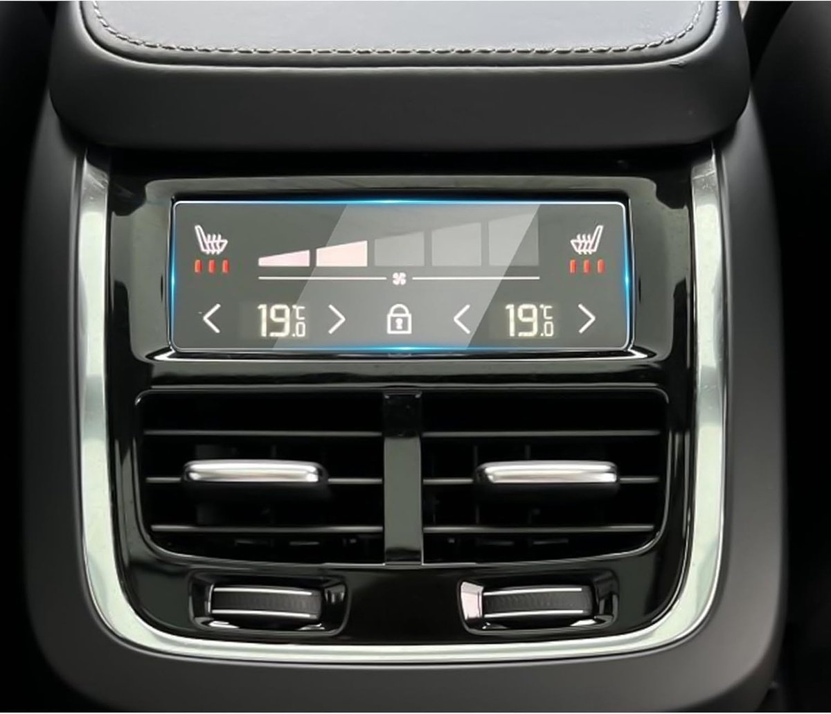 Airco beschermfolie Volvo XC90 2025-2026 - 9H gehard glas - kras- en explosiebestendig - optimale bescherming - ShopVlot