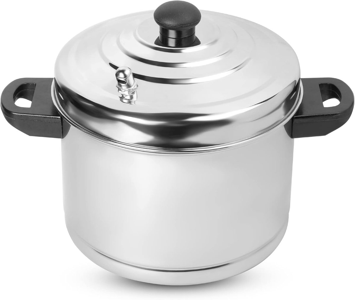 Idli Cooker 6 Racks - RVS met hoogglans afwerking - 24 Idlis per plaat - Gezond stomen - ShopVlot