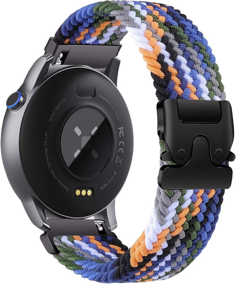 Horlogeband 22mm - Sport Nylon - Vervangende Armband - Ideaal voor actieve gebruikers - ShopVlot