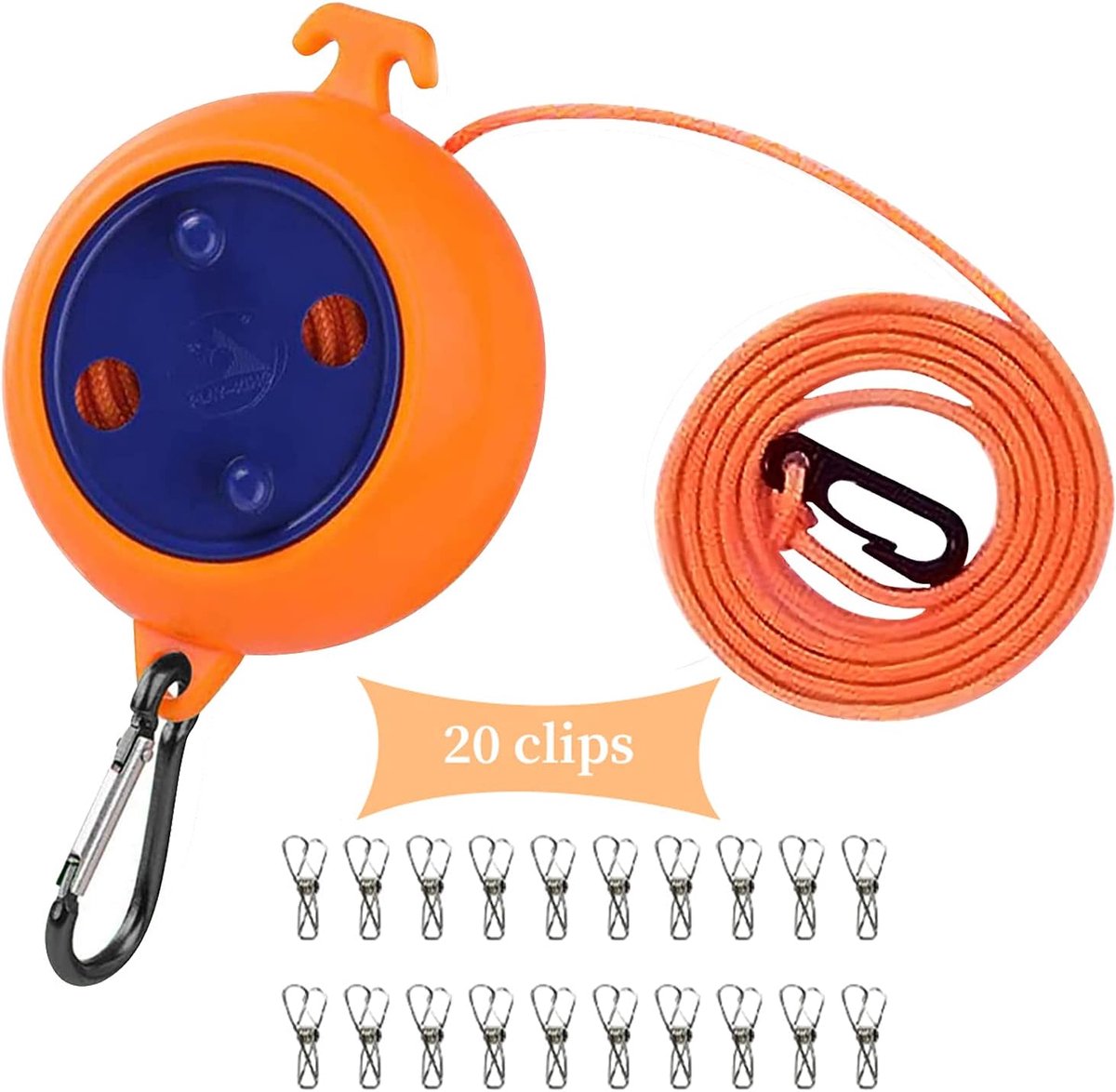 Reiswaslijn 8m - Verstelbaar - Lichtgewicht nylon - Ideaal voor reizen - ShopVlot