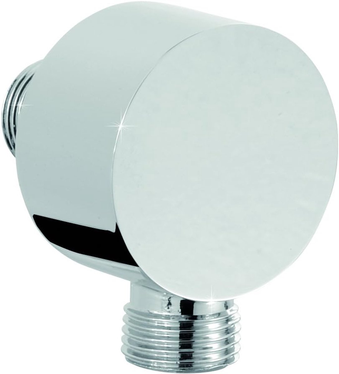 Doucheaansluiting rond 1/2 inch - Messing - Elegante uitstraling - Eenvoudig te reinigen - ShopVlot