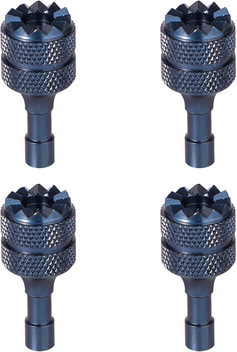3 Pro/4 Pro Control Sticks, 4 Afneembare Drone-Joysticks voor DJI Mini 3/4/Air 3/Mavic 3/4 RC & RC 2 Vervangingsaccessoires voor Afstandsbediening(Blauw)
