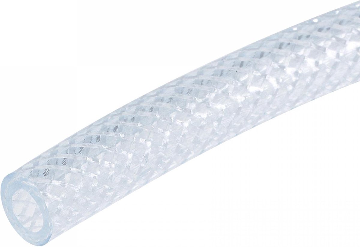 sourcing map 6 mm 10 mm helder PVC buis gevlochten slang voor water boeren irrigatie 10 ft