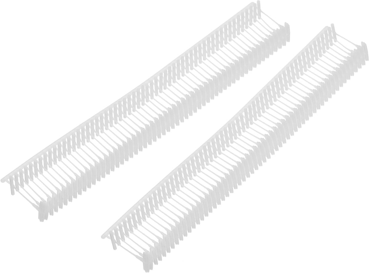 Standaard bevestigingen voor kunststof etiketten, gewone baarden voor etiketten, prijs voor etikettenpistool, prijsetiketten, kleding, 10 mm, 2000 stuks, wit