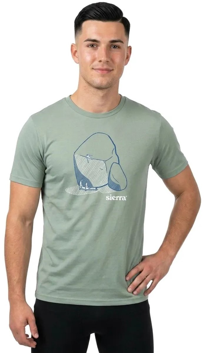 Sierra Climbing Tsunami T-shirt Met Korte Mouwen Groen XL Man