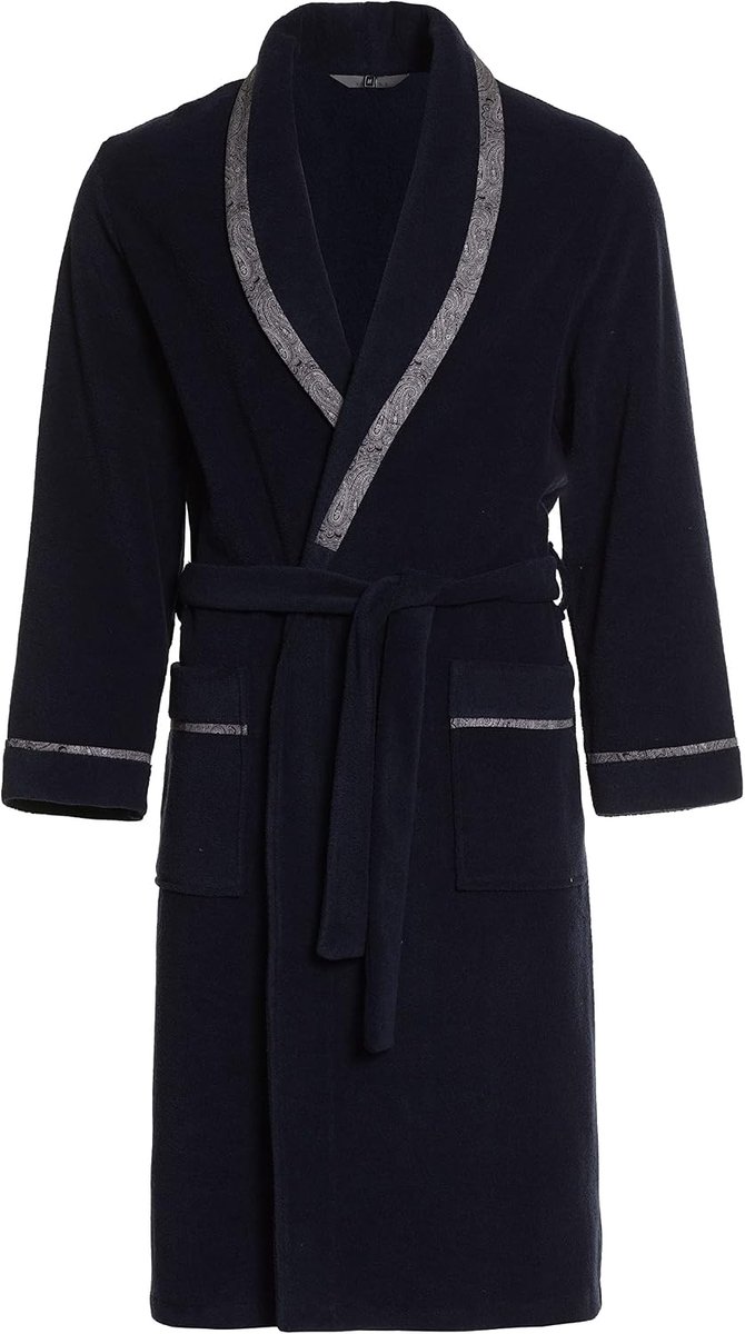 Dressing gown heren elegant warm - zachte stof - perfect voor ontspanning - SnelShoppen