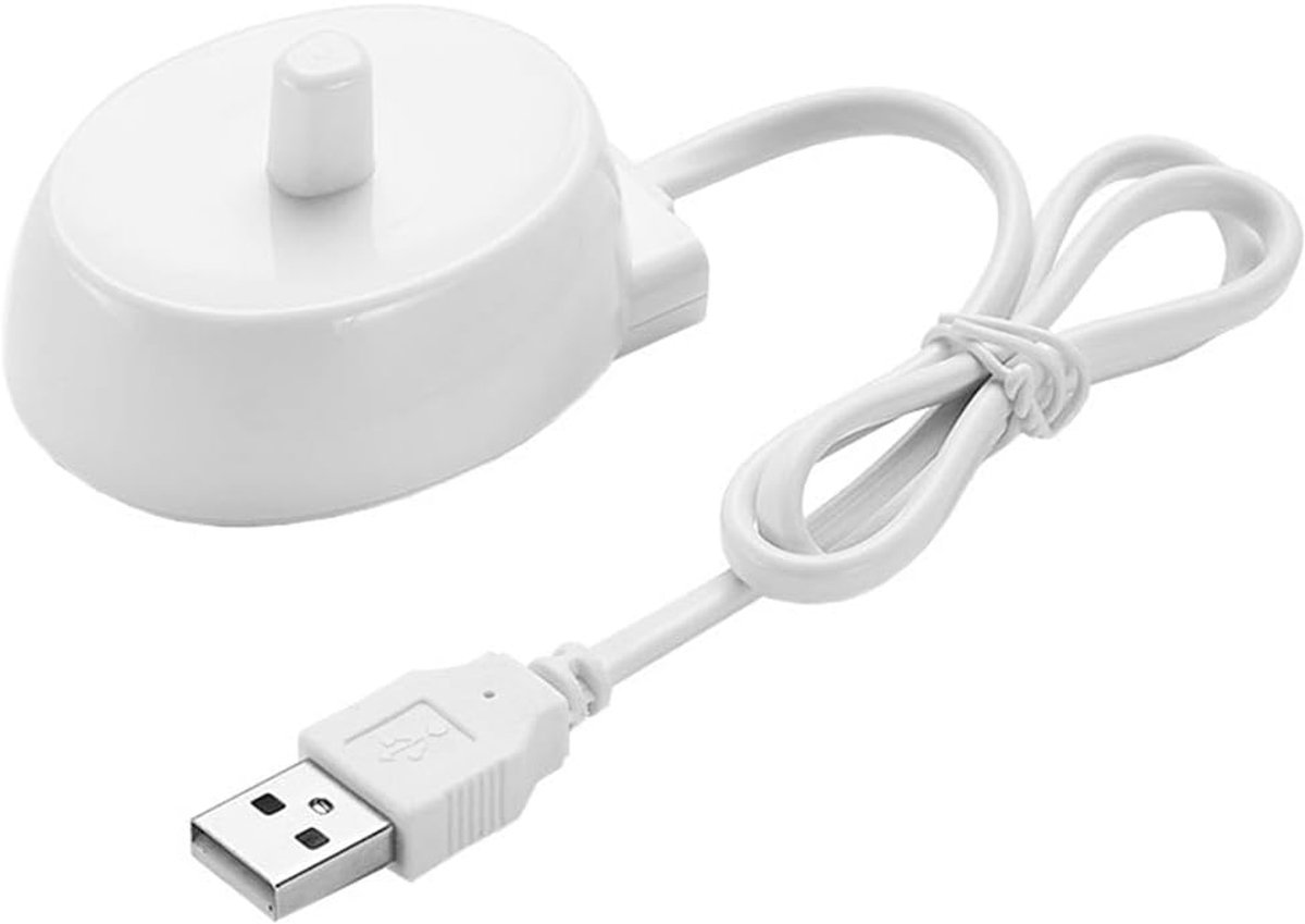 Tandenborstel oplader - Universele USB aansluiting - Waterdicht ontwerp - Ideaal voor Braun modellen - ShopVlot